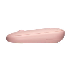 Миша 2E MF300 Silent, WL/BT, рожевий
