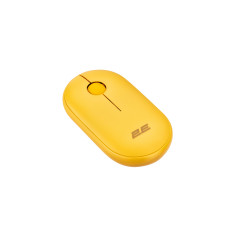 Миша 2E MF300 Silent, WL/BT, жовтий