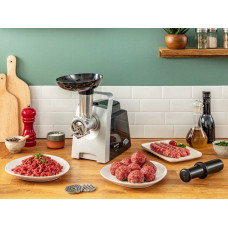 М'ясорубка Tefal HV1 7in1, 1400Вт, 1.7кг/хв, 2 решітки, насадка для ковбас, томатів, 3 терки, пластик, чорний