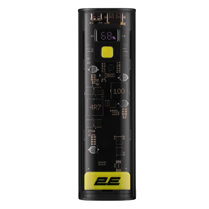 Акумулятор портативний літій-іонний Power Bank 2E Сrystal 24000мА·год, 100Вт