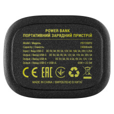 Акумулятор портативний літій-іонний Power Bank 2E Сrystal 24000мА·год, 100Вт