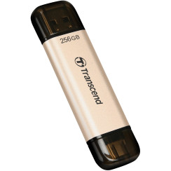Накопичувач Transcend 256GB USB 3.2 Type-A + Type-C JetFlash 930 R420/W400MB/s Чорний