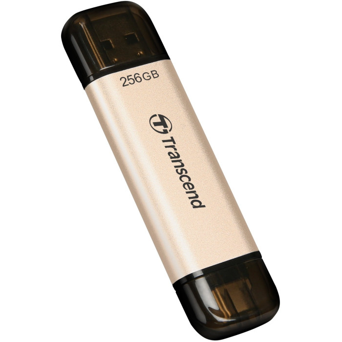 Накопичувач Transcend 256GB USB 3.2 Type-A + Type-C JetFlash 930 R420/W400MB/s Чорний