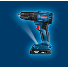 Шурупокрут-дриль ударний акумуляторний Bosch Professional GSB 185-LI 18В 2х2.0А·год 50Нм 500·1900об·хв кейс 1кг
