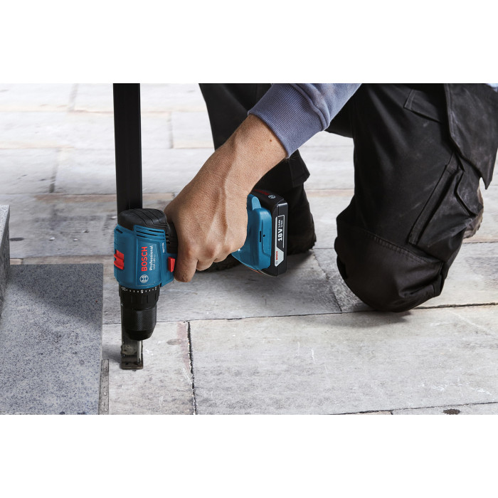 Шурупокрут-дриль акумуляторний Bosch Professional GSR 185-LI 18В 2х2.0А·год 50Нм 500·1900об·хв 0.9кг