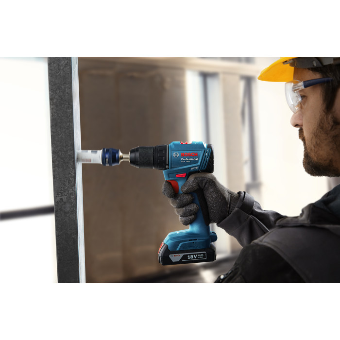 Шурупокрут-дриль акумуляторний Bosch Professional GSR 185-LI 18В 2х2.0А·год 50Нм 500·1900об·хв 0.9кг