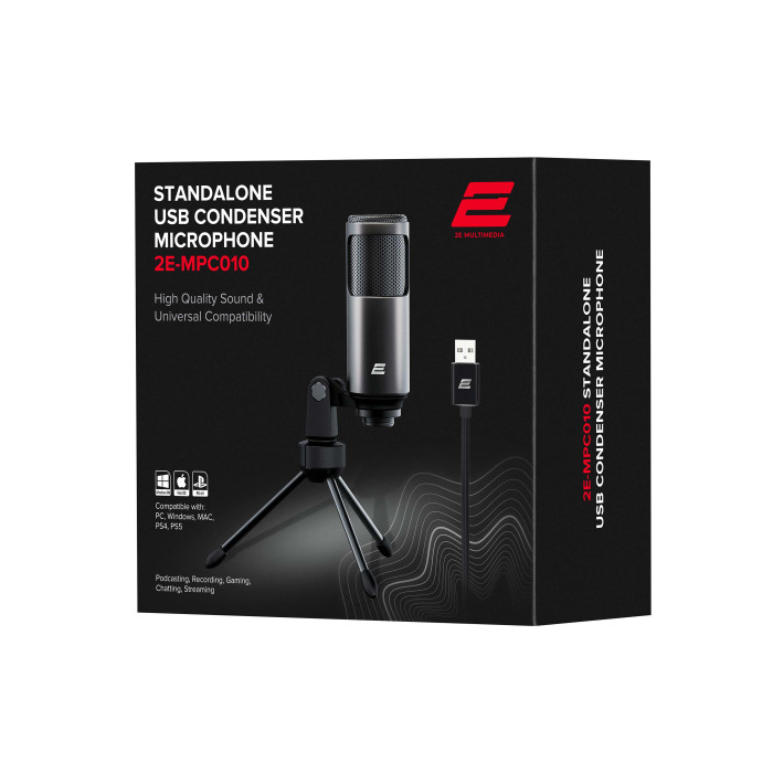 Мікрофон для ПК 2Е MPC010, USB