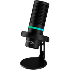 Мікрофон геймінговий HyperX DuoCast, Omni/Bi, USB-A, 2м, NGenuity, RGB, чорний