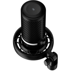 Мікрофон геймінговий HyperX DuoCast, Omni/Bi, USB-A, 2м, NGenuity, RGB, чорний