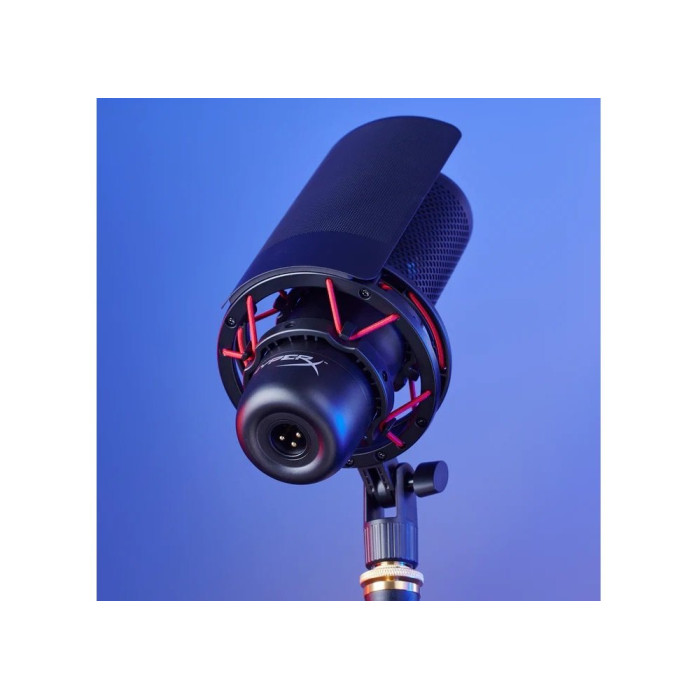 Мікрофон геймінговий HyperX ProCast, Bi, 3-pin XLR, no cable, з поп-фільтром, чорний