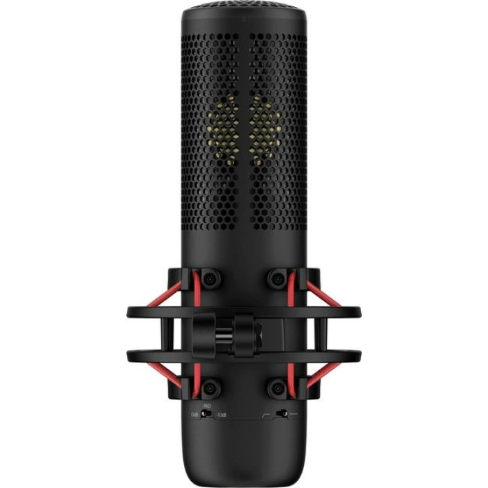 Мікрофон геймінговий HyperX ProCast, Bi, 3-pin XLR, no cable, з поп-фільтром, чорний