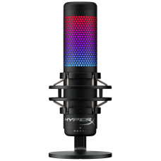 Мікрофон геймінговий HyperX QuadCast S, Omni/Uni/Bi, USB-A, 3м, NGenuity, RGB, чорний