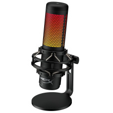 Мікрофон геймінговий HyperX QuadCast S, Omni/Uni/Bi, USB-A, 3м, NGenuity, RGB, чорний