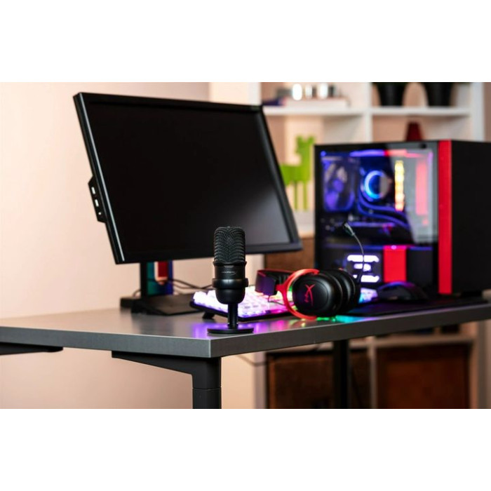 Мікрофон геймінговий HyperX SoloCast, Bi, USB-A, 2м, NGenuity, чорний