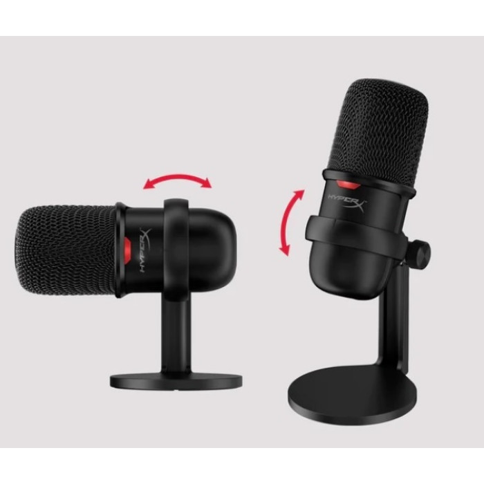 Мікрофон геймінговий HyperX SoloCast, Bi, USB-A, 2м, NGenuity, чорний