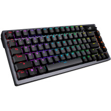 Клавіатура механічна ASUS ROG Azoth, 81key, NX Red, USB-A/WL/BT, EN, RGB, чорний