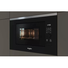 Мікрохвильова піч Whirlpool вбудована, 20л, електронне упр., 800Вт, дисплей, чорний