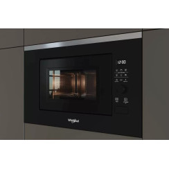 Мікрохвильова піч Whirlpool вбудована, 20л, електронне упр., 800Вт, дисплей, чорний
