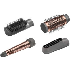 Фен-щітка Babyliss, 1000Вт, 2 режими, іоніз-я, хол. обдув, кераміка, сірий
