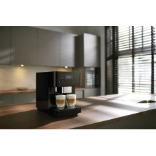 Кавомашина Miele CM 6160 1.8л, зерно + мелена, автомат.капучинатор, авторецептів - 19, чорний
