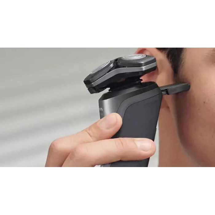 Бритва електр. Philips роторна Series 5000, 9Вт,  бритв.головок-3, Li-Ion, сух.+волог., тример, чохол, сірий