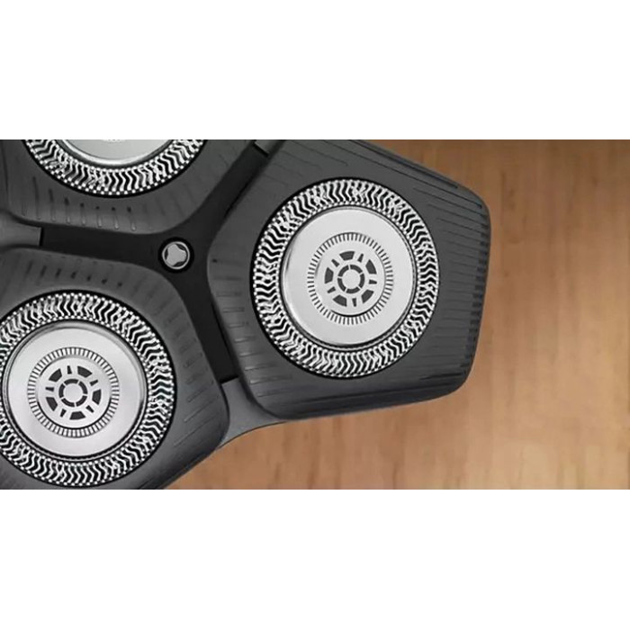 Бритва електр. Philips роторна Series 5000, 9Вт,  бритв.головок-3, Li-Ion, сух.+волог., тример, чохол, сірий