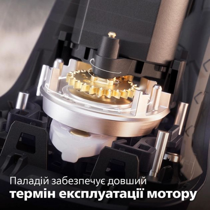 Бритва електр. Philips роторна Series 5000, 9Вт,  бритв.головок-3, Li-Ion, сух.+волог., тример, чохол, сірий