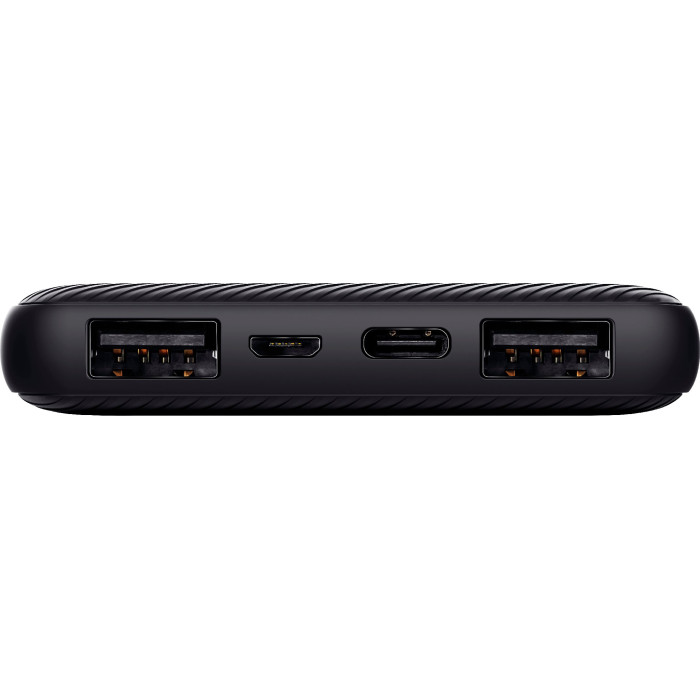 Акумулятор портативний літій-іонний power bank Trust Primo ECO, 10000мА·год, 2хUSB-A/USB-C, 15W, чорний