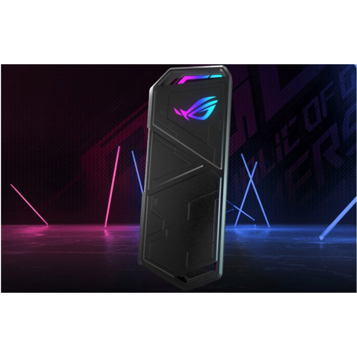 Портативний корпус ASUS для SSD ROG STRIX ARION ESD-S1C/BLK/G/AS PCIe NVMe M.2 2230/2242/2260/2280 USB Type-C 3.2 Gen 2x1