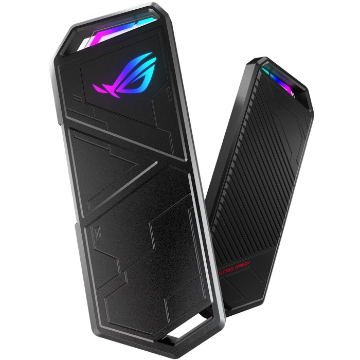 Портативний корпус ASUS для SSD ROG STRIX ARION ESD-S1C/BLK/G/AS PCIe NVMe M.2 2230/2242/2260/2280 USB Type-C 3.2 Gen 2x1