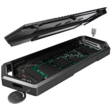 Портативний корпус ASUS для SSD ROG STRIX ARION ESD-S1C/BLK/G/AS PCIe NVMe M.2 2230/2242/2260/2280 USB Type-C 3.2 Gen 2x1