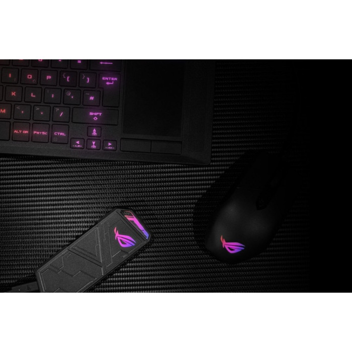 Портативний корпус ASUS для SSD ROG STRIX ARION ESD-S1C/BLK/G/AS PCIe NVMe M.2 2230/2242/2260/2280 USB Type-C 3.2 Gen 2x1