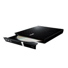 Привід оптичний портативний ASUS SDRW-08D2S-U LITE DVD+-R/RW burner USB2.0 чорний Retail Box Slim