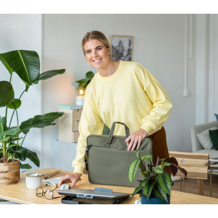 Миша Trust Yvi+ Silent ECO, WL, зелений