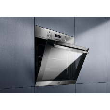 Духова шафа Electrolux електрична, 65л, A, дисплей, конвекція, нерж