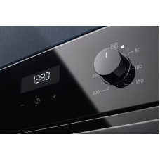 Духова шафа Electrolux електрична, 65л, A, дисплей, конвекція, телескопічні напрямні, чорний
