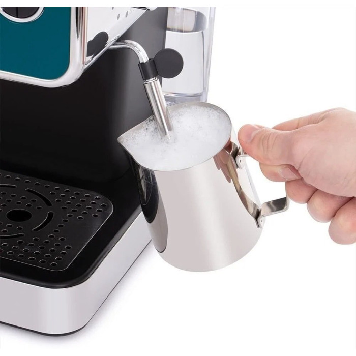 Кавоварка Russell Hobbs ріжкова Distinctions Ocean 1.1л, мелена + чалди, синьо-сріблястий