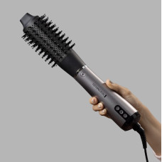 Фен-щітка Remington ProLuxe You Adaptive, 1000Вт, 3 режими, іонізація, хол. обдув, кераміка, сірий
