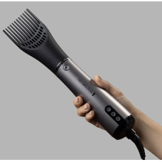 Фен-щітка Remington ProLuxe You Adaptive, 1000Вт, 3 режими, іонізація, хол. обдув, кераміка, сірий