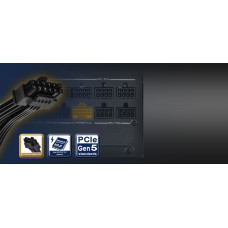 Блок живлення SilverStone Hela Cybenetics  (1200W), >90%, 80+ Platinum, 135мм, 1xMB 24pin(20+4), 2xCPU 8pin(4+4), 3xMolex, 12xSATA, 6xPCIe 8pin(6+2), 1x12VHPWR, 1xFDD, Fully Modular