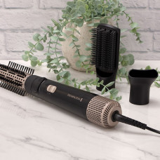 Фен-щітка Remington Blow Dry & Style Caring, 1000Вт, 2 режими, іонізація, хол. обдув, кераміка, чорний