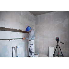 Нівелір лазерний Bosch Professional GCL 2-50 G, до 15м, ±0.3мм/м, з тримачем RM 10, чохлом, мішенню, 0.58кг