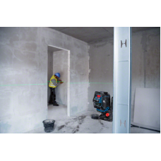 Нівелір лазерний Bosch Professional GCL 2-50 G, до 15м, ±0.3мм/м, з тримачем RM 10, чохлом, мішенню, 0.58кг