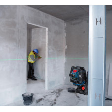 Нівелір лазерний Bosch Professional GCL 2-50 G, до 15м, ±0.3мм/м, з штативом BT 150, тримачем RM 10, чохлом, мішенню, 0.58кг