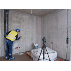 Нівелір лазерний Bosch Professional GCL 2-50 G, до 15м, ±0.3мм/м, в чемодані з тримачем RM 10, затиском DK 10, чохлом, мішенню, 0.58кг