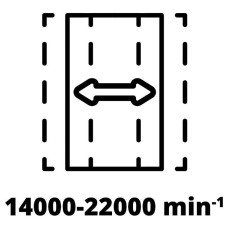 Шліфмашина вібраційна акумуляторна Einhell TE-OS 18/230LI - Solo 18В 230х115 мм 14000-22000кол·хв 1.6кг без АКБ та ЗП