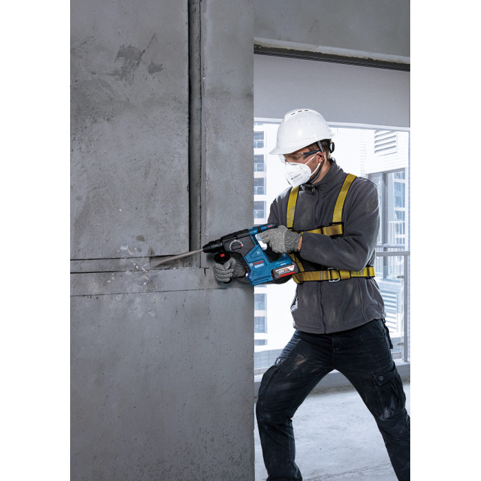 Перфоратор акумуляторний Bosch Professional GBH 187-LI SDS-Plus 18В 2х5А·год 2.4Дж 2.9кг кейс