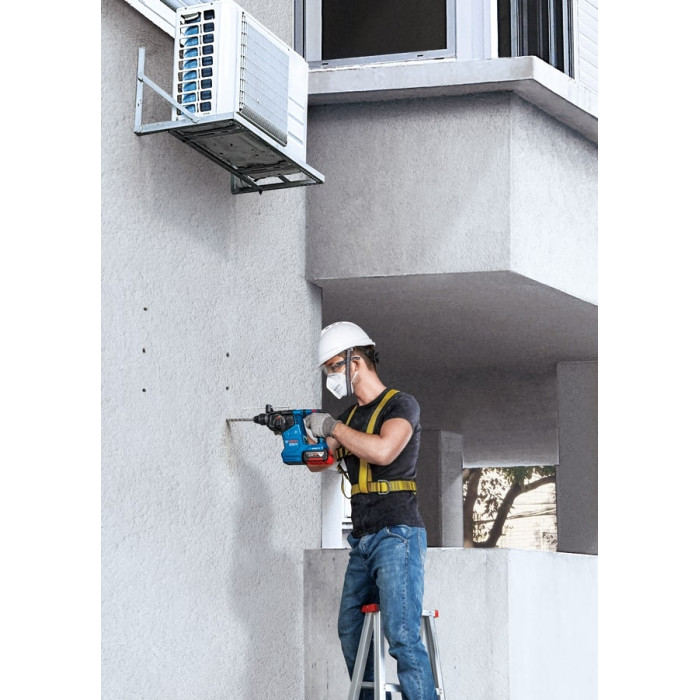 Перфоратор акумуляторний Bosch Professional GBH 187-LI SDS-Plus 18В 2х5А·год 2.4Дж 2.9кг кейс