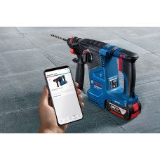 Перфоратор акумуляторний Bosch Professional GBH 187-LI ONE Chuck SDS-Plus 18В акб 2х5А·год 2.4Дж 2.9кг