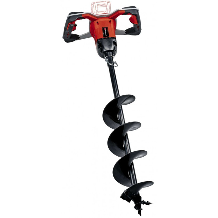 Бур грунтовий Einhell Professional GP-EA 18/150LI BL - Solo акумуляторний PXC 18В 125об·хв бур 80/15см 5.7кг без АКБ та ЗП